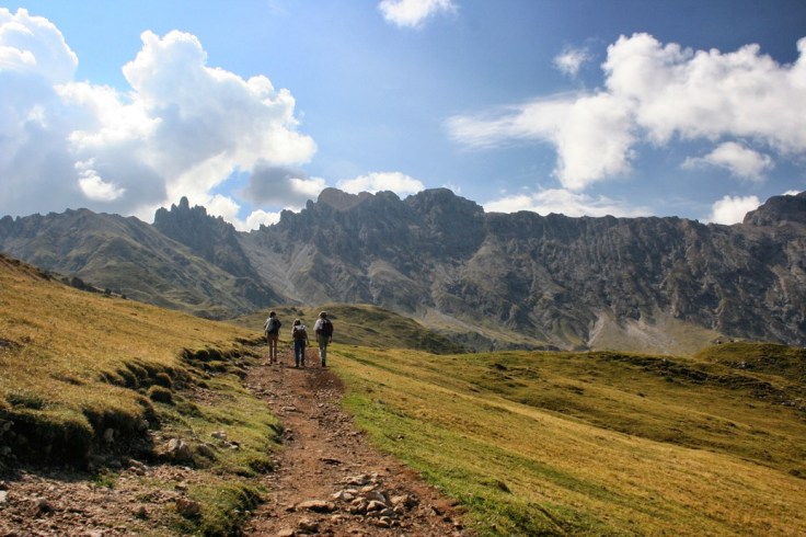 Most of the hikers were German -speaking