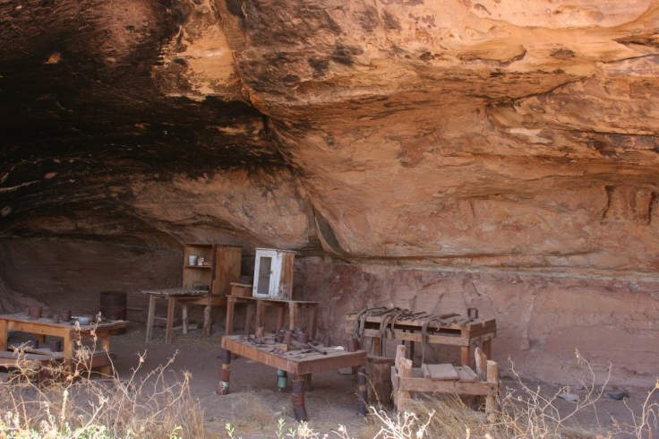 Remnants of a cowboy camp