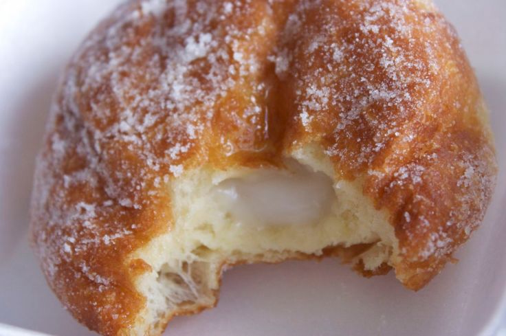 Custard-filled malasada