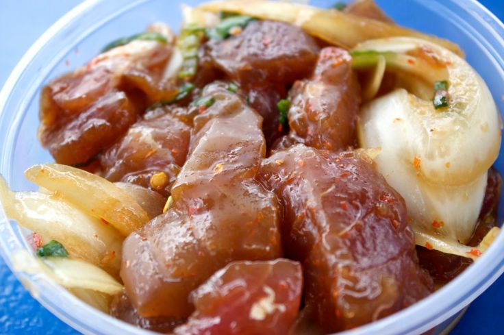 Sweet onion ahi poke
