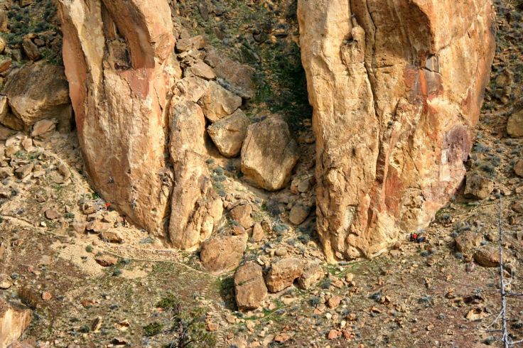 Smith Rock attracts rock climbers from around the world
