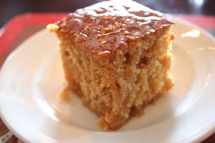 Signature cornbread with mesquite syrup