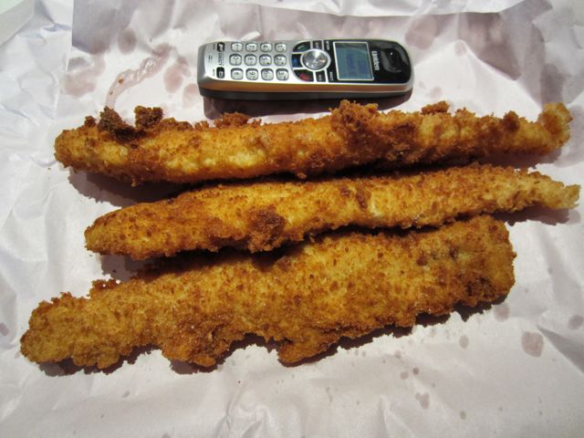 Fried akaroa cod
