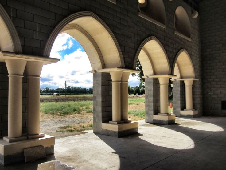 The golden ratio is incorporated into the proportion of 