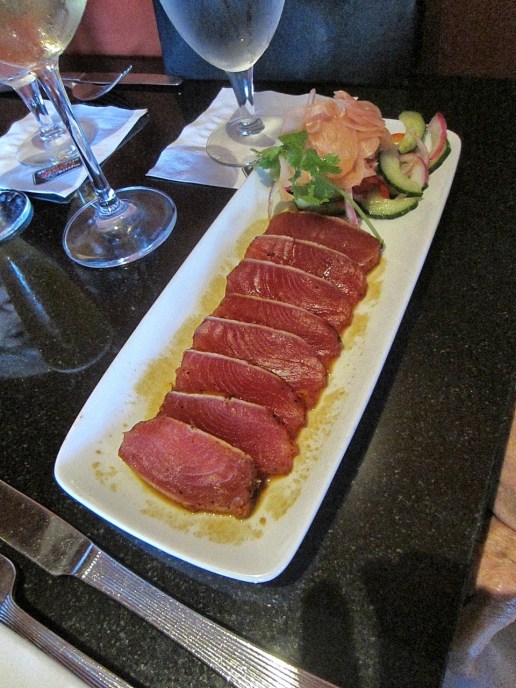 Seared ahi tuna