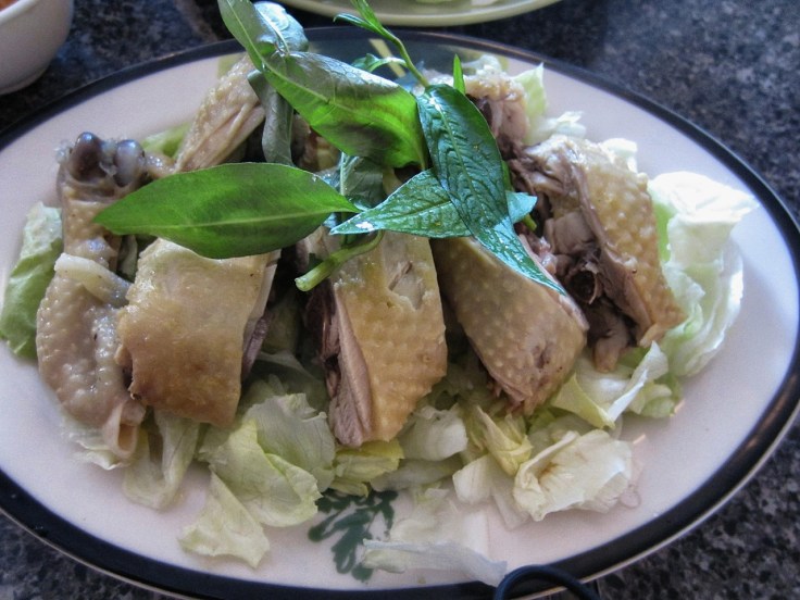 Hainan chicken with rice