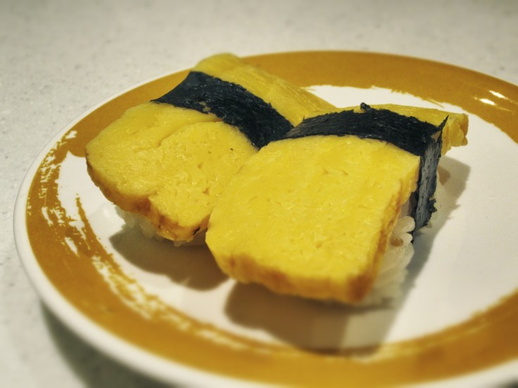 Tamago (egg) nigiri