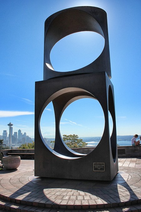 "Changing Form," Doris Chase, sculpture at Kerry Park