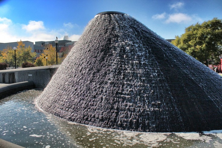 Water cone at Cal Anderson Park