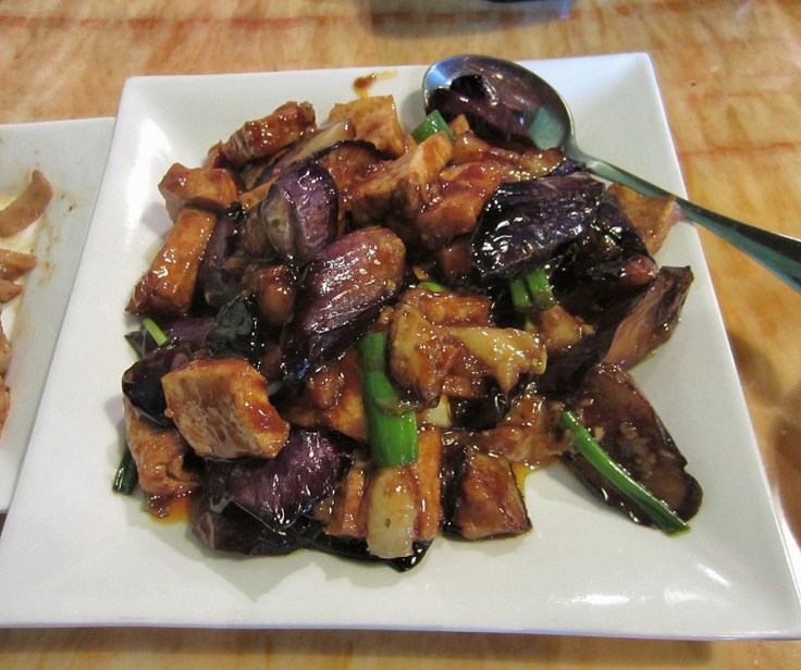 Tofu with eggplant