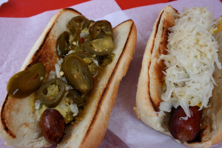 Hot dogs made by John Sheehan in 2007