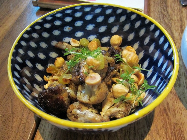 Roasted Cauliflower with Oregon Hazelnuts