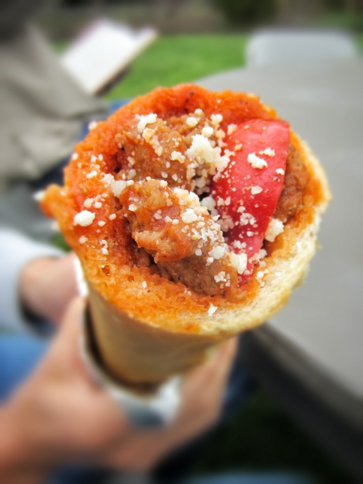 Sausage and pepper hero