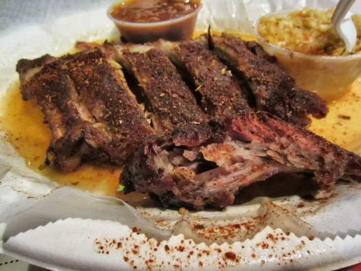 The Rendezvous' pork ribs