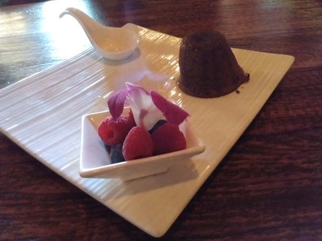 Molten chocolate cake