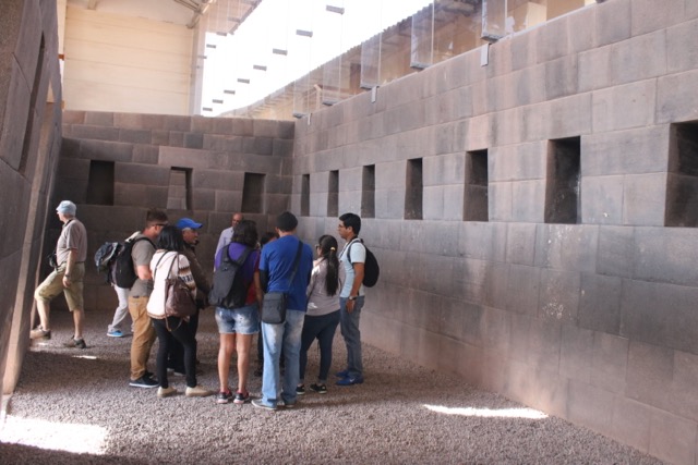 Evenly spaced trapezoidal niches, Qoriqancha, Cusco